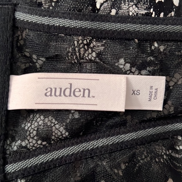 Auden Black lace strapless bra XS - Picture 3 of 4